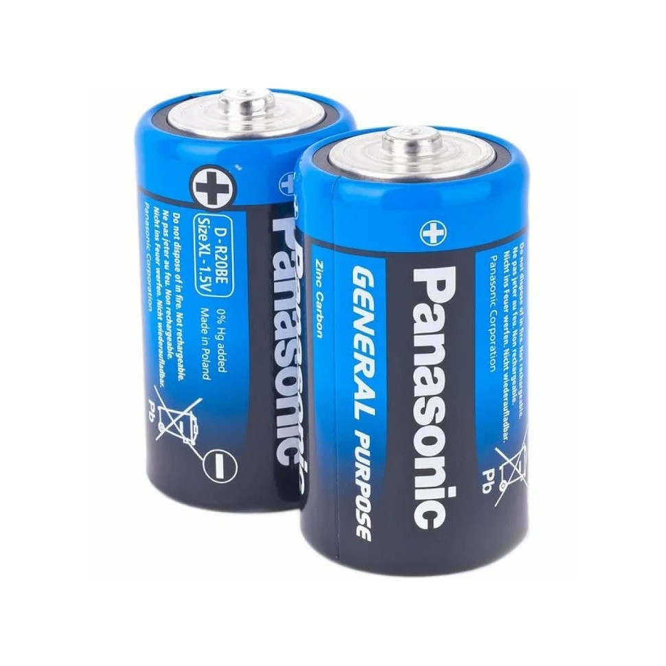 Батарейка Panasonic R20 D, 24 шт
