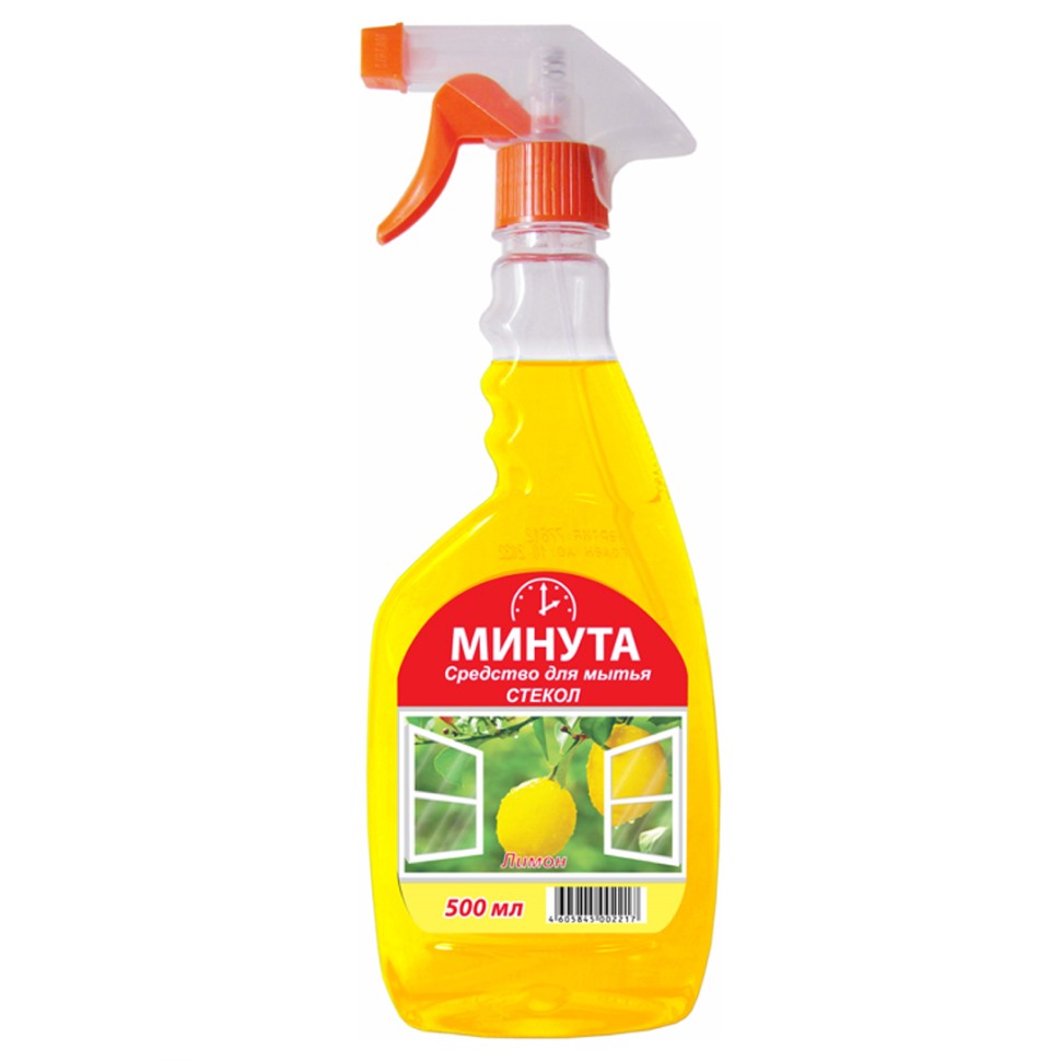 Средство для мытья стекол «Минута» Лимон, 500 мл