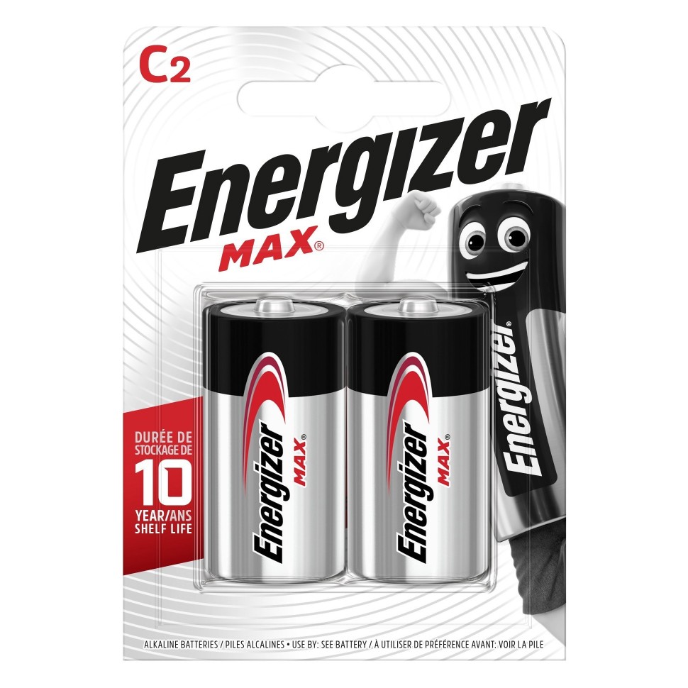Батарейка Energizer Max LR14 C, 2 шт