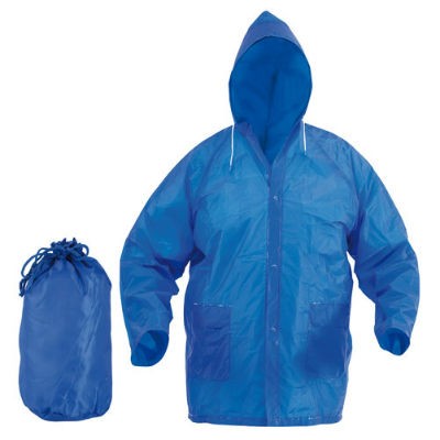 Дождевик-куртка на кнопках, EVA, синий, размер 52 (XL)