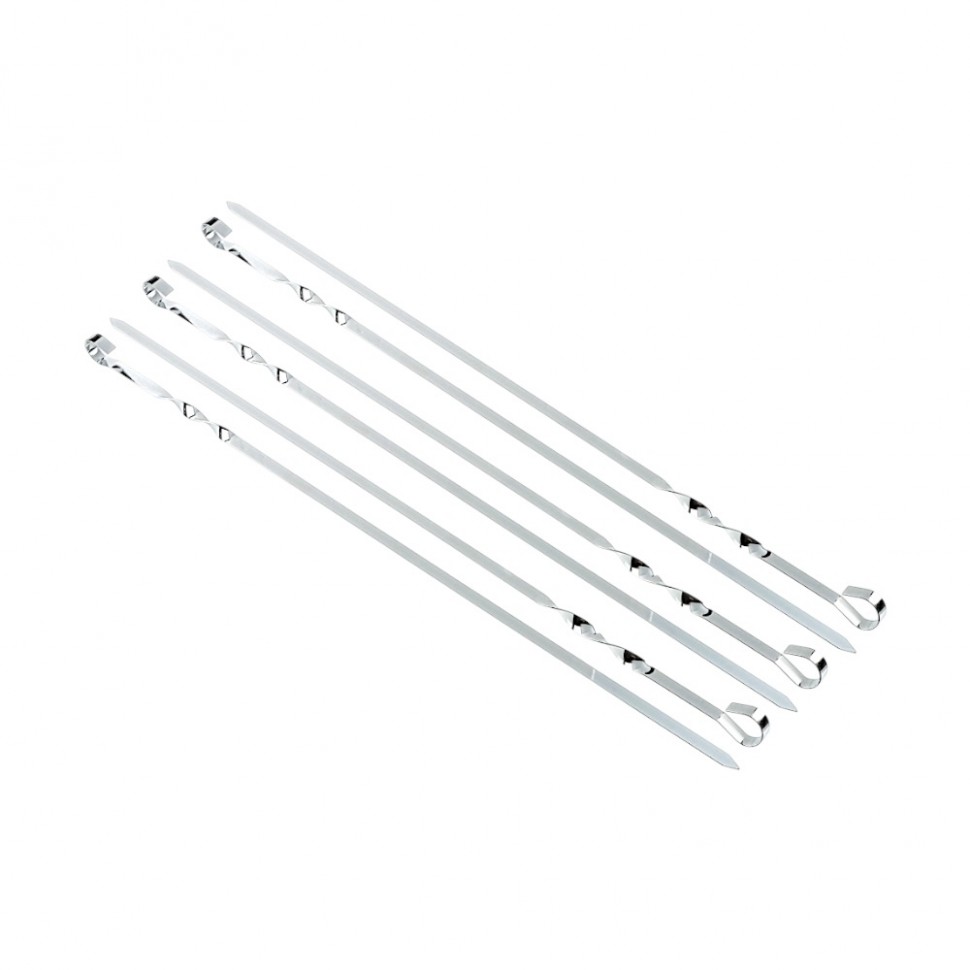 Набор шампуров 6шт, нерж.сталь, 60см, в чехле