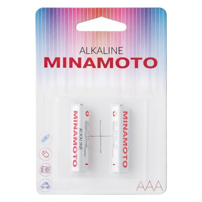 Батарейка Minamoto LR03 AAA, бл/2 