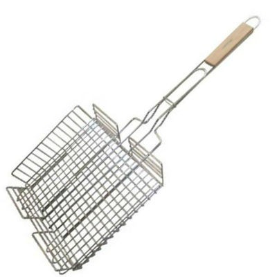 Решетка-гриль с ручкой 31*25 см, 6 см бортик VB-351/202 (16)