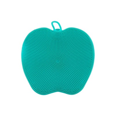 Губка силиконовая для мытья посуды Яблоко You'll love арт.73830 (48/12)