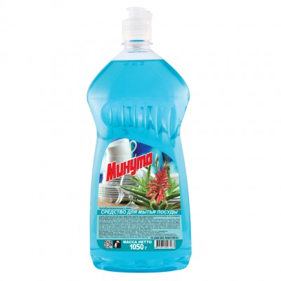 Средство для мытья посуды «Минута» Антибактериальное с алоэ, 1050 г