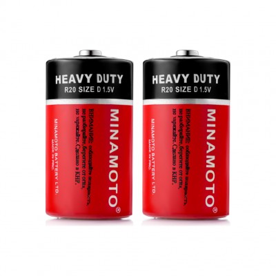 Батарейка Minamoto R20 D, 2 в п/э