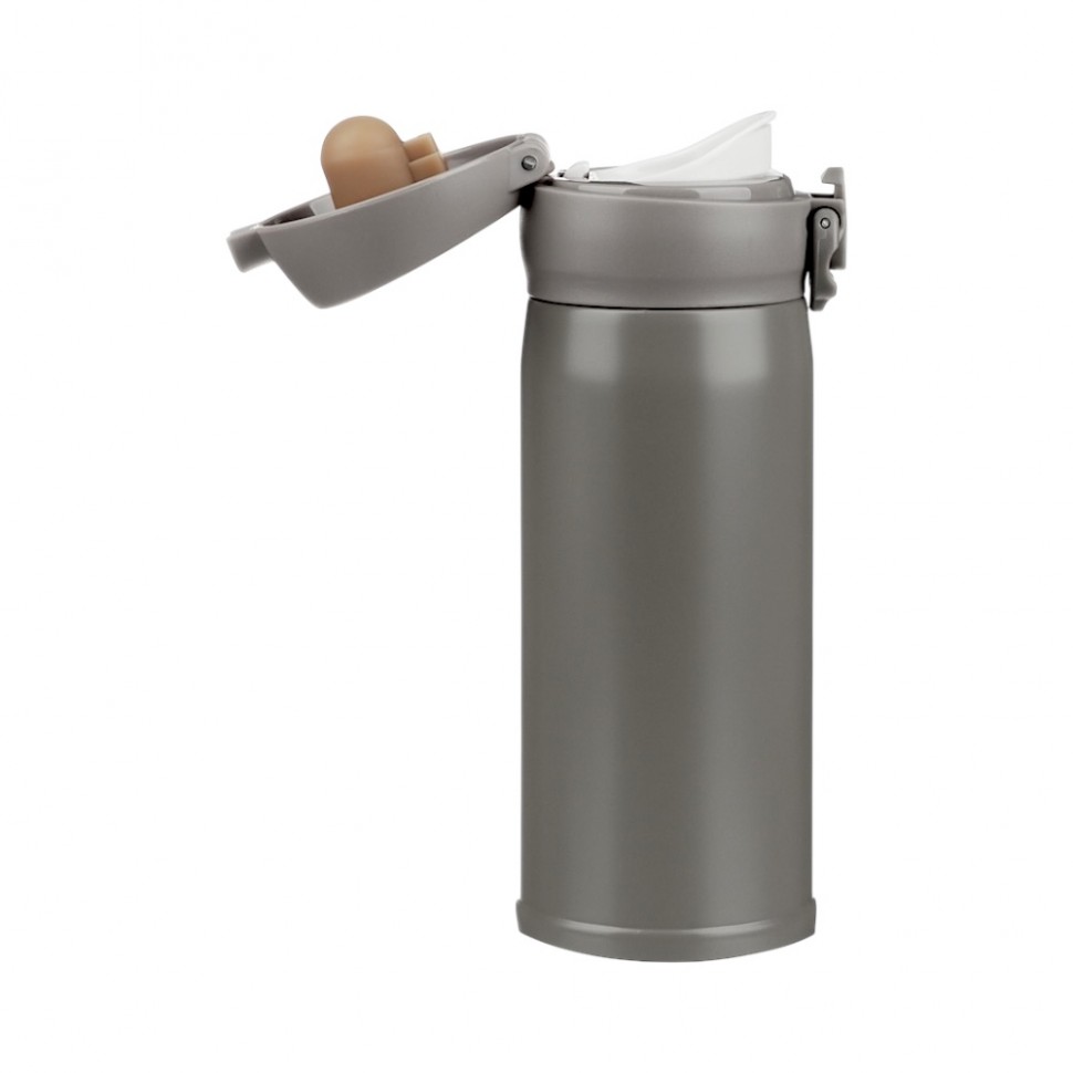 Термос с крышкой на защелке, 300мл, нерж.сталь SATOSHI