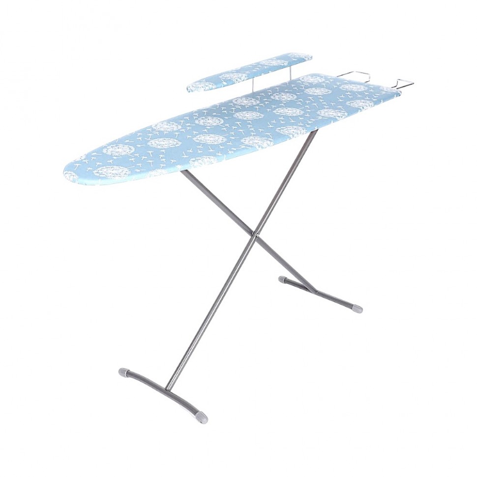 Доска гладильная ДСП, 1120х350х80(ДхШхВ)мм,выдвиж.подставка п/утюг,подрукавник,удл. 1,6м ДЛ-4 VETTA