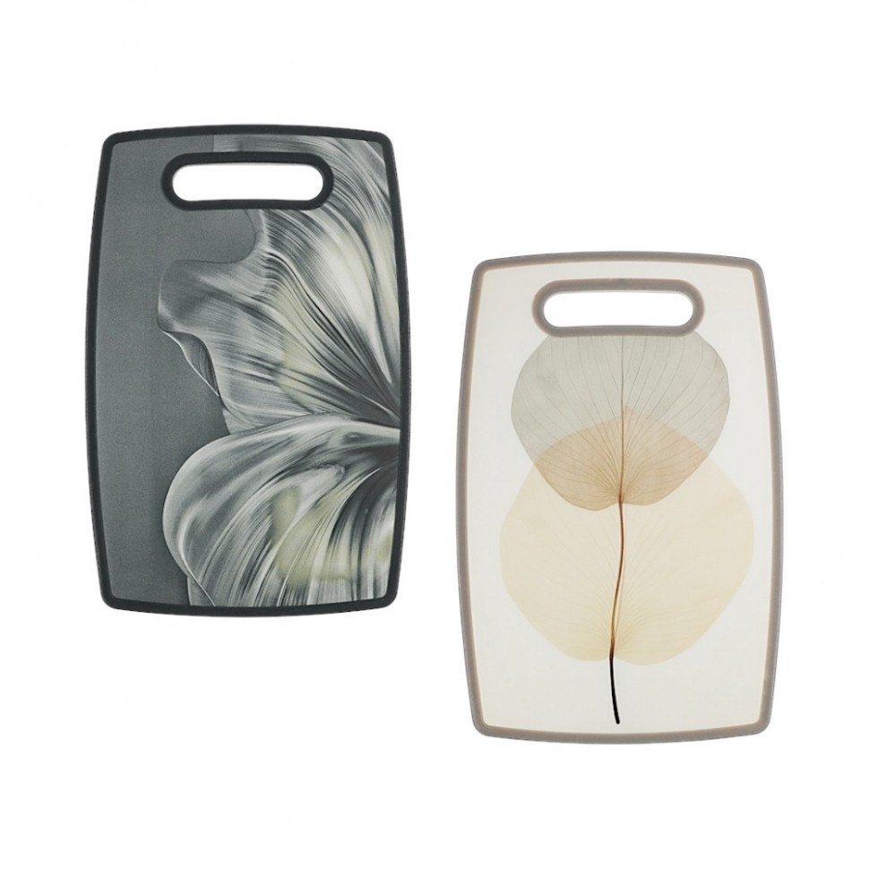 Доска разделочная, 20x30x1,2см, полипропилен, 2 дизайна