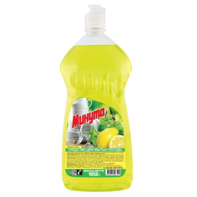 Средство для мытья посуды «Минута» Лимон и мята, 1050 г