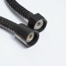 Шланг для душа 150см, 1/2"(Имп)-1/2"(Имп), сталь, пластик, ПВХ, черный СоюзКран
