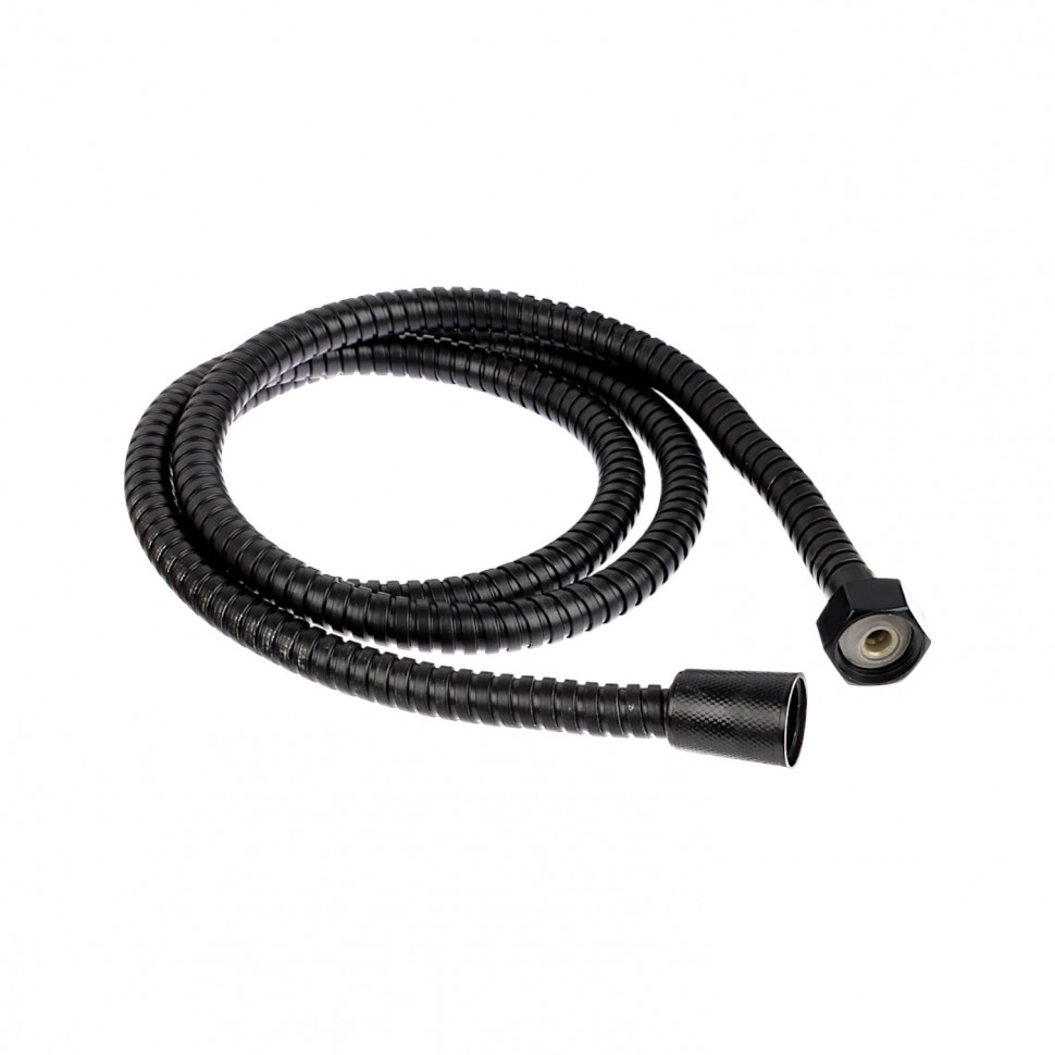 Шланг для душа 150см, 1/2"(Имп)-1/2"(Имп), сталь, пластик, ПВХ, черный СоюзКран