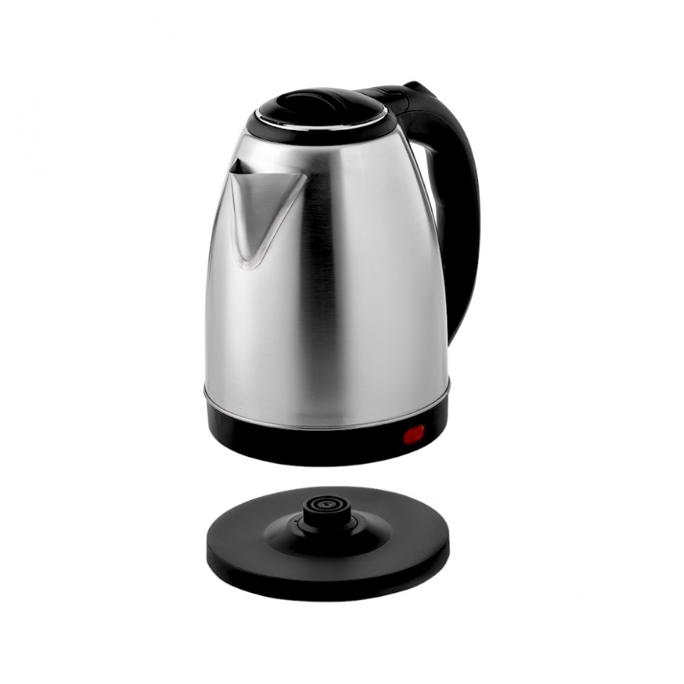 Чайник электрический 1,8л, 1500Вт, скрытый нагр.элемент, нерж.сталь, 220В