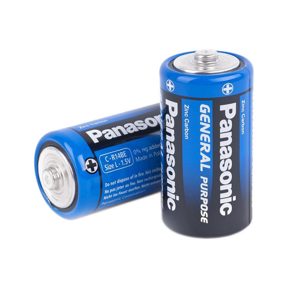 Батарейка Panasonic R14 С, 24 шт