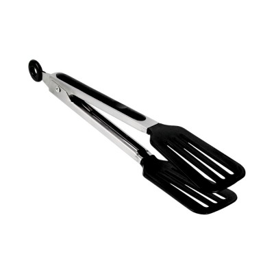 Щипцы-лопатка кухонные нейлон, нерж.сталь, 25см