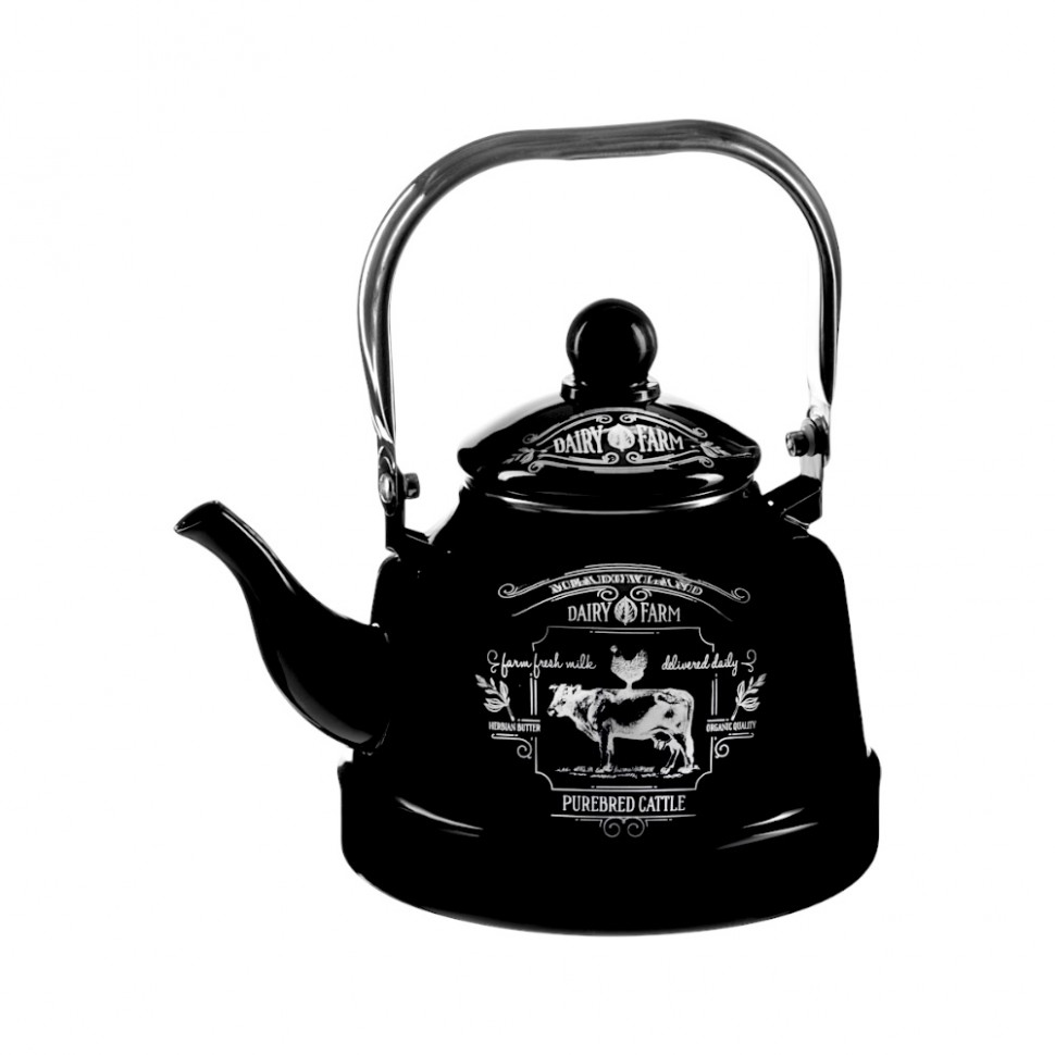 Чайник эмалированный Ранчо 2,5 л, 3 дизайна, индукция