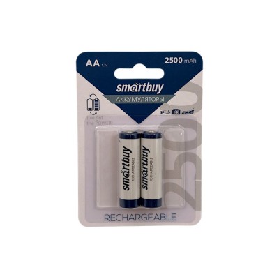 Аккумулятор SmartBuy R6 (AA) Ni-MH 2500mAh бл/2 (2)