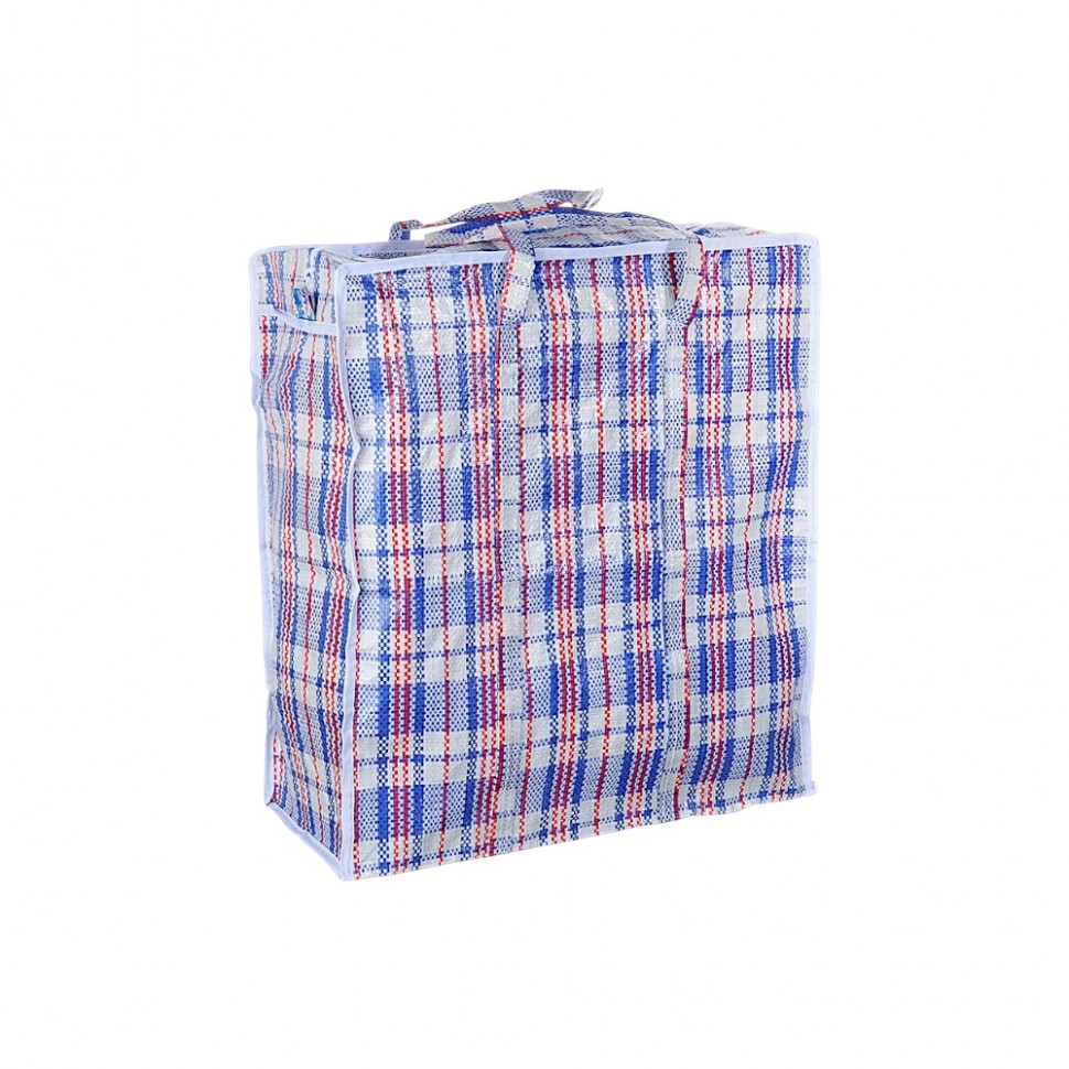 Сумка хозяйственная Клетка, 45x50x20см, 45 литров, до 10кг, полипропилен, 2 цвета