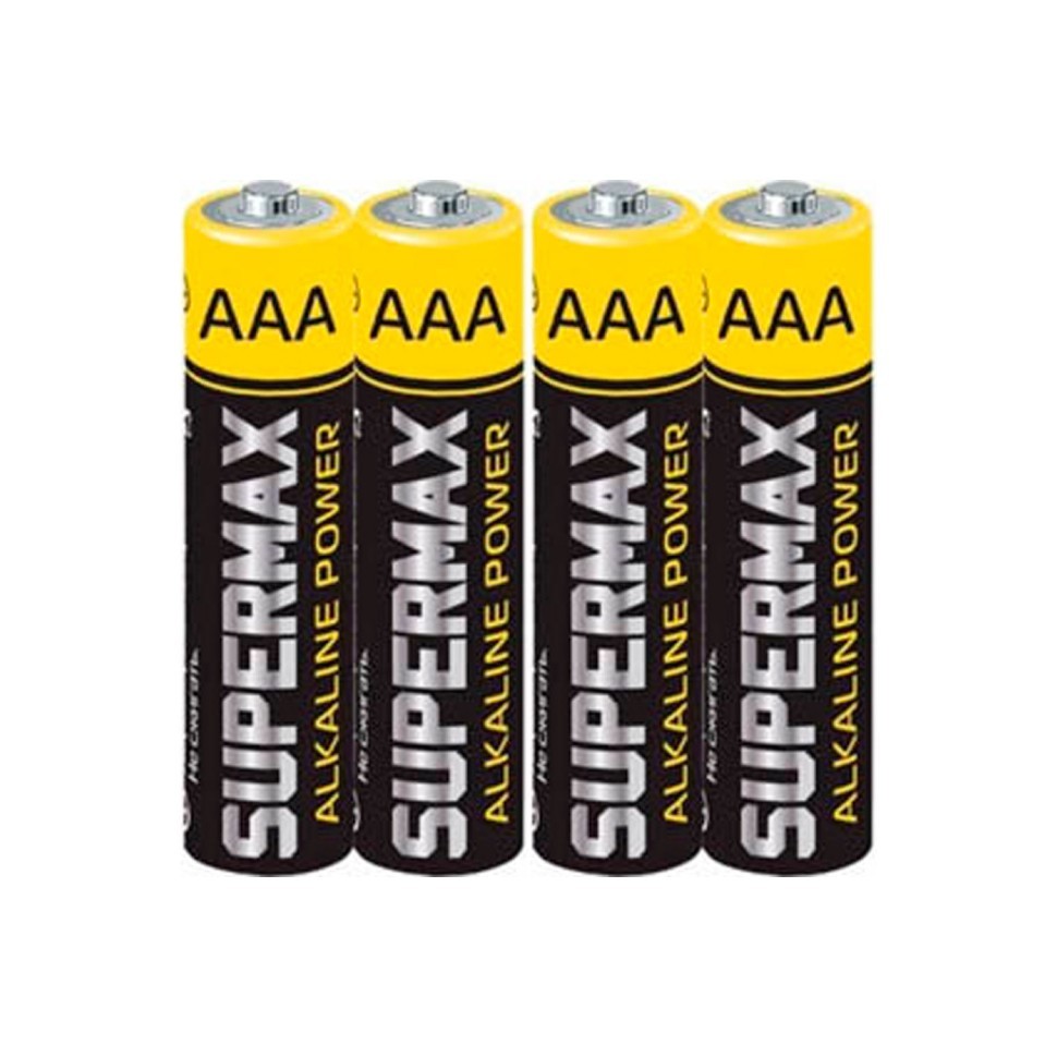 Батарейка Supermax Alkaline Power LR03 AAA, 4 в п/э (60) 