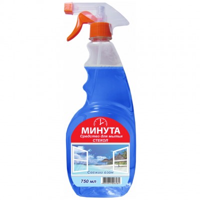 Средство для мытья стекол «Минута» Свежий озон, 750 мл