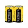Батарейка Supermax R20 D, 2 в п/э (24) 