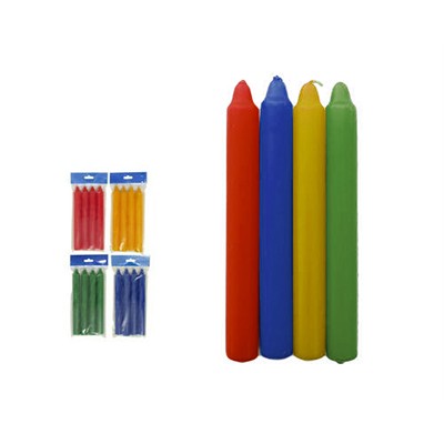 Свеча столовая микс, 20х178 мм, 50 г