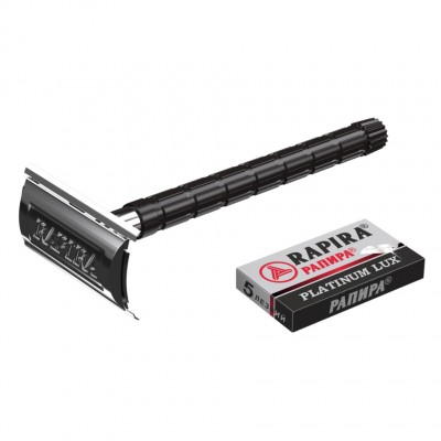 Набор для бритья «Рапира» Платина Люкс, станок и 5 лезвий