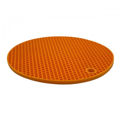 Подставка под горячее силиконовая круглая 17*0,6 см