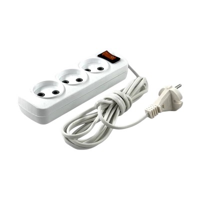 Удлинитель сетевой с выключателем 5м  (50)