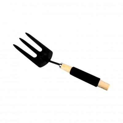 Вилка садовая, 36x8см, дерево, поролон, металл