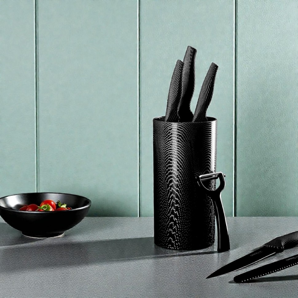 Подставка для ножей d11х22см, полипропиленовые разделители