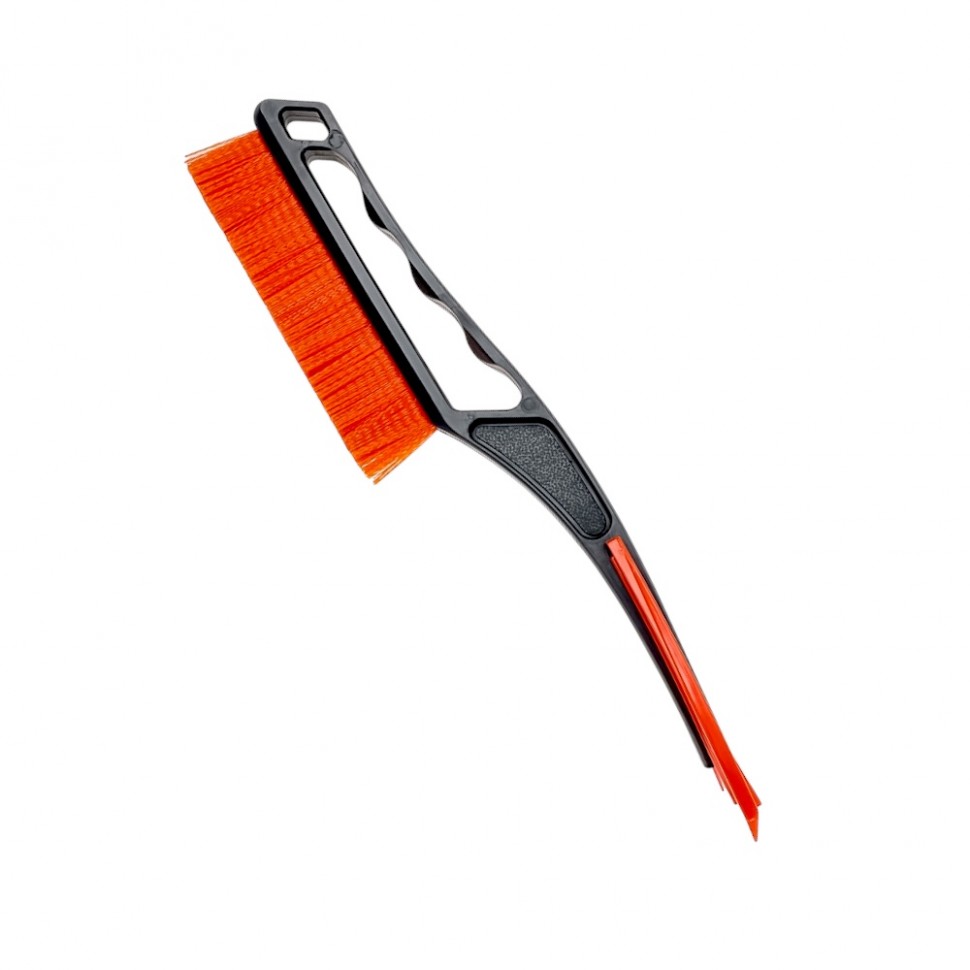 Щетка для уборки снега со скребком 34 см