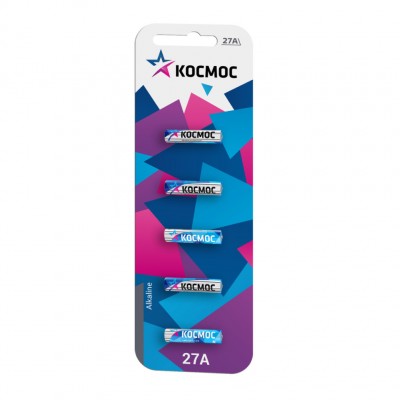 Батарейка Космос 27A, бл/5 