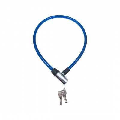 Замок велосипедный синий 70 см №270