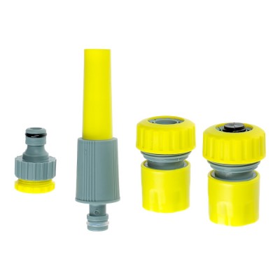 Набор стартовый для подключения шланга d3/4" (коннектор-2шт., штуцер-1шт, наконечник-1шт.) П