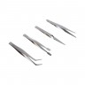 Набор пинцетов, 4 пр., нержавеющая сталь