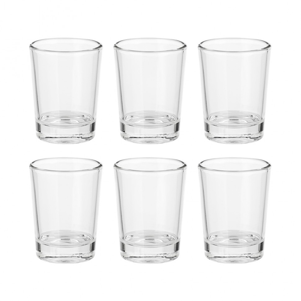 Набор стопок 6шт, 30 мл, стекло