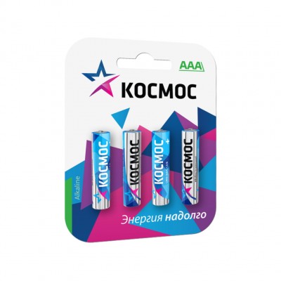 Батарейка Космос LR03 AAA, бл/4 