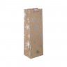Пакет подарочный бумажный, фольгированный, 12x35x9см, 4 диз. (24)
