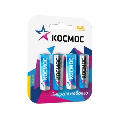 Батарейка Космос LR06 AA, бл/4 ​