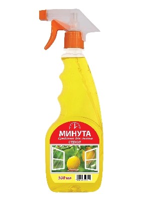Средство для мытья стекол «Минута» Лимон, 500 мл