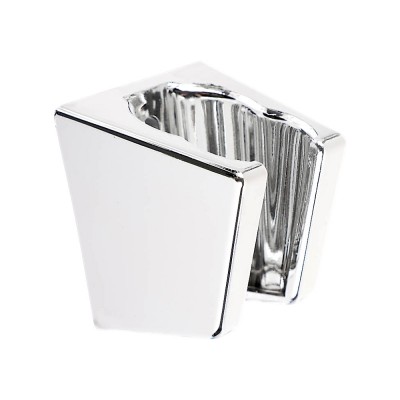 Держатель для лейки душа, настенный, двухрежимный, пластик, хром (400)