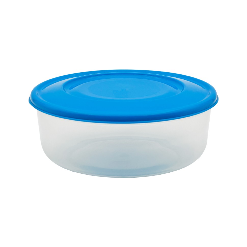 Контейнер пластик круглый с крышкой 1л для пищевых продуктов (20)