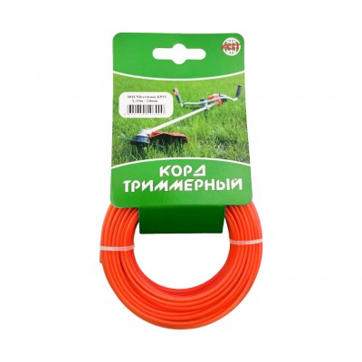 Леска для триммера «Звезда» 2.0 мм 15 м оранжевая (130)