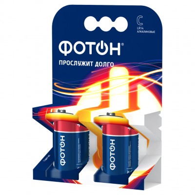 Батарейка Фотон LR14 C, бл/2 