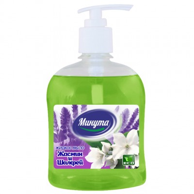 Крем-мыло «Минута» с дозатором, Жасмин и шалфей, 500 мл