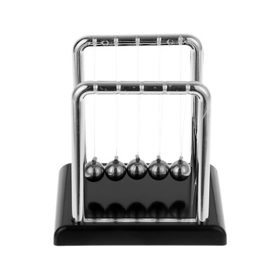 Маятник шары Ньютона, 9x9x7,5 см, пластик, металл