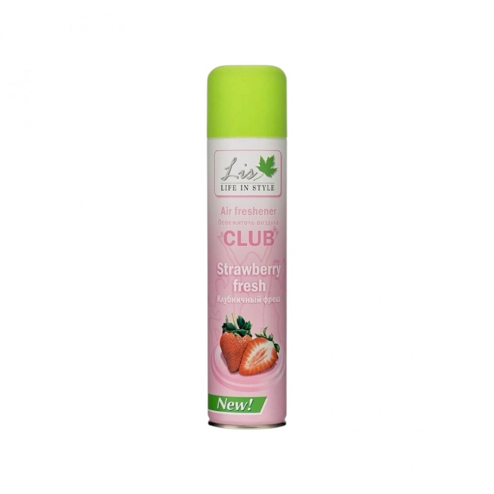 Освежитель воздуха Lis Клубничный Фреш 300 мл (12)