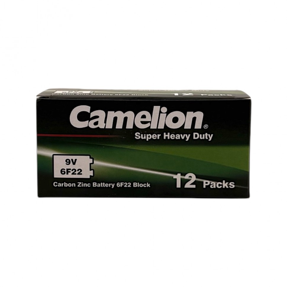 Батарейка CAMELION 6F22 9v (12)