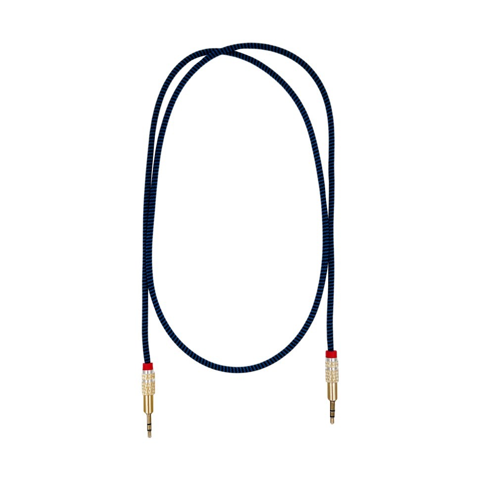 Кабель аудио AUX-CA23, 3.5 mm jack, 1 м (папа-папа)